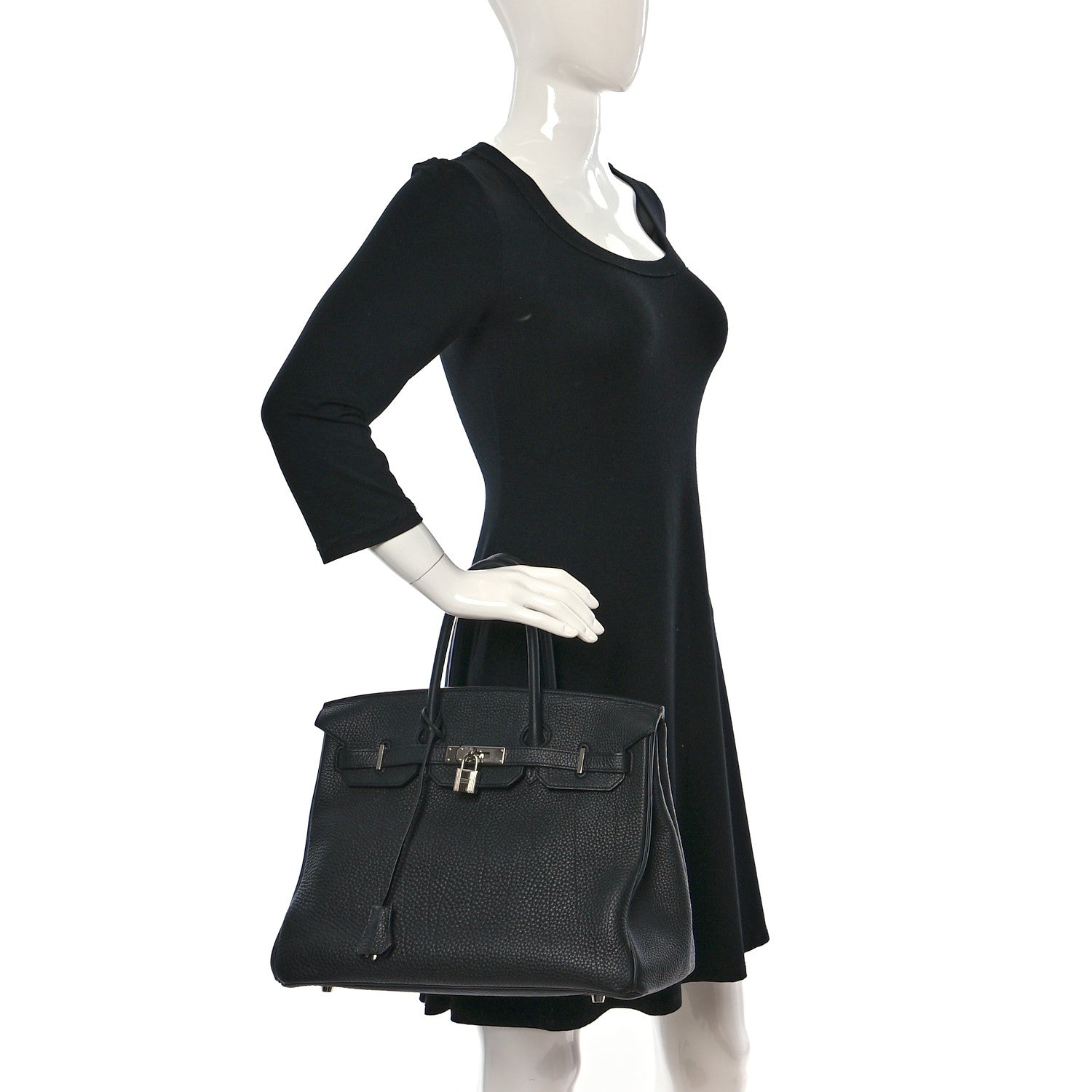 Hermes Fjord Birkin 35 Black 2 of 20