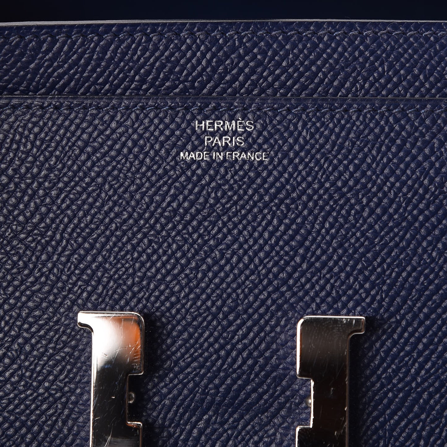 Epsom Constance Long Wallet Bleu Saphir