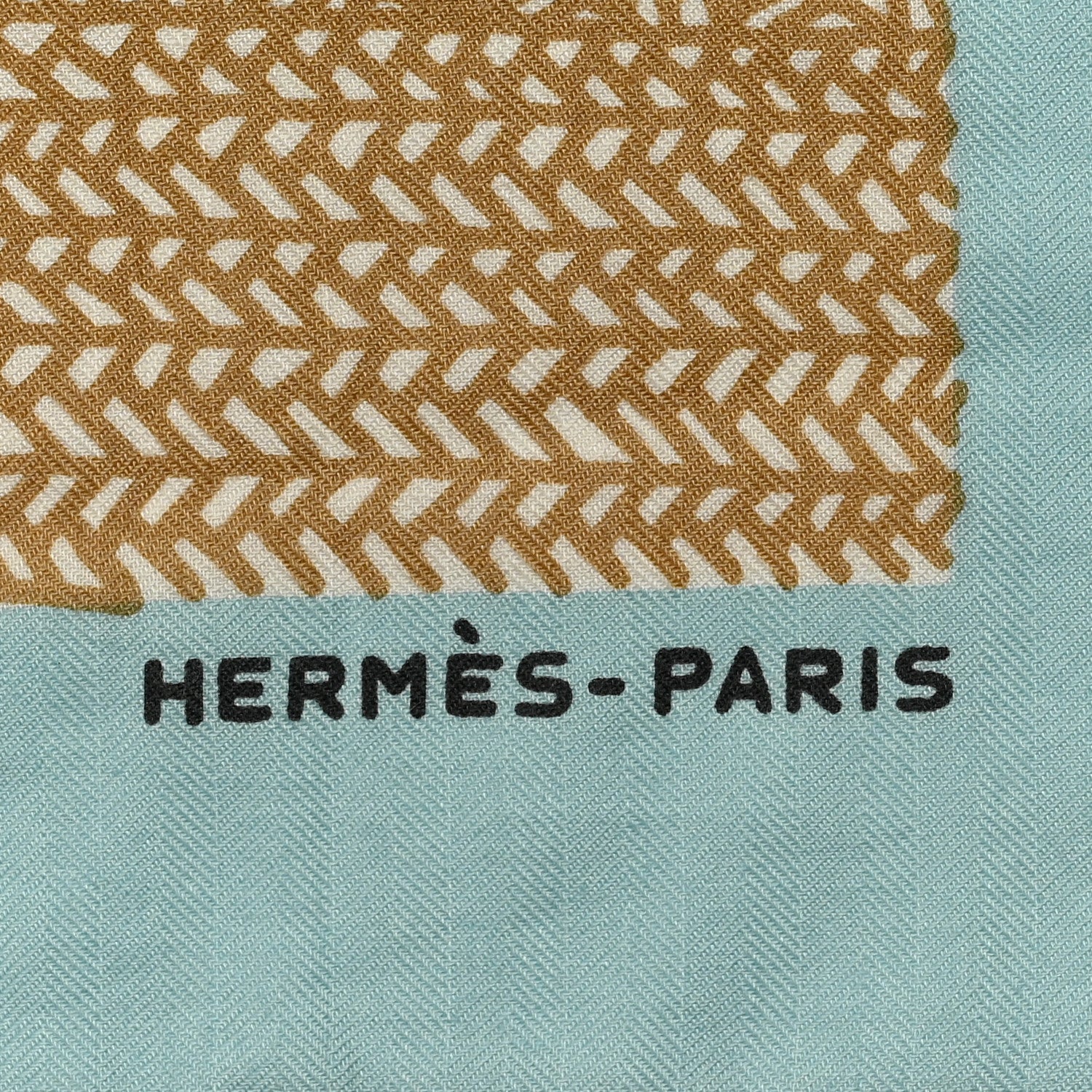 Hermes Cashmere Silk Mon Premier Galop Shawl 140 Bleu Glacier Corail Black 2 of 6