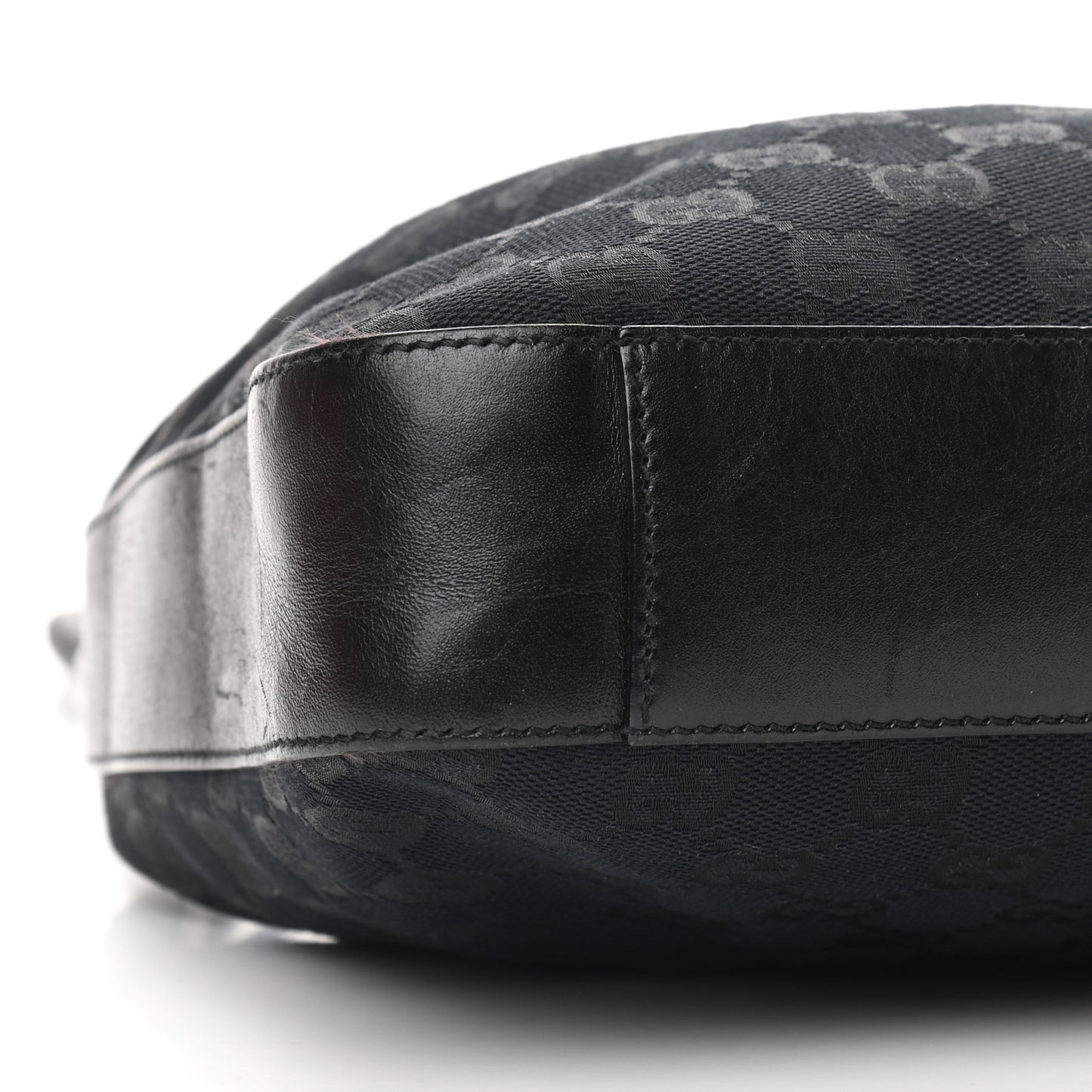Monogram GG Small Clasp Hobo Black