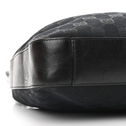 Gucci Monogram GG Small Clasp Hobo Black 8 of 9