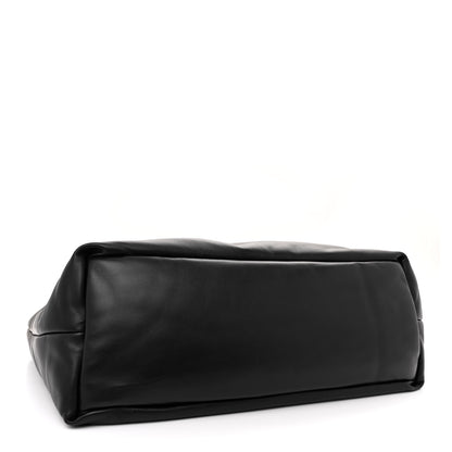 Saint Laurent Lambskin Wide Puffer Tote Black 4 of 10