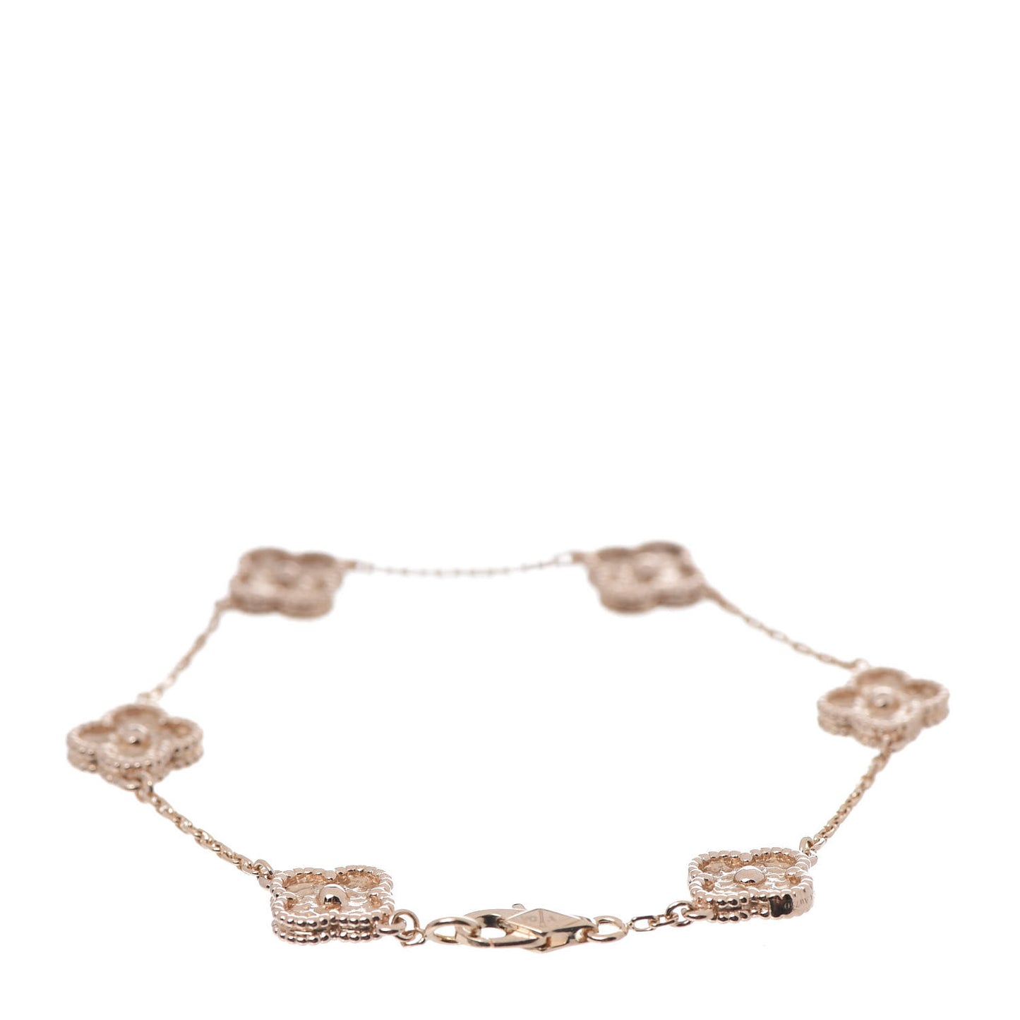 18K Rose Gold 6 Motifs Sweet Alhambra Bracelet