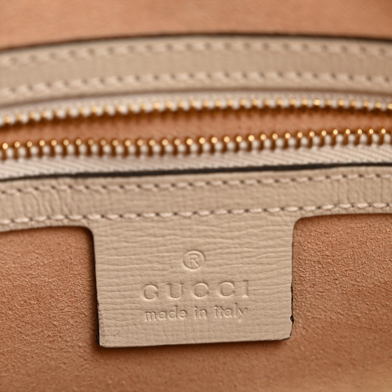 Gucci GG Supreme Monogram Small Horsebit 1955 Shoulder Bag Beige Mystic White 6 of 12