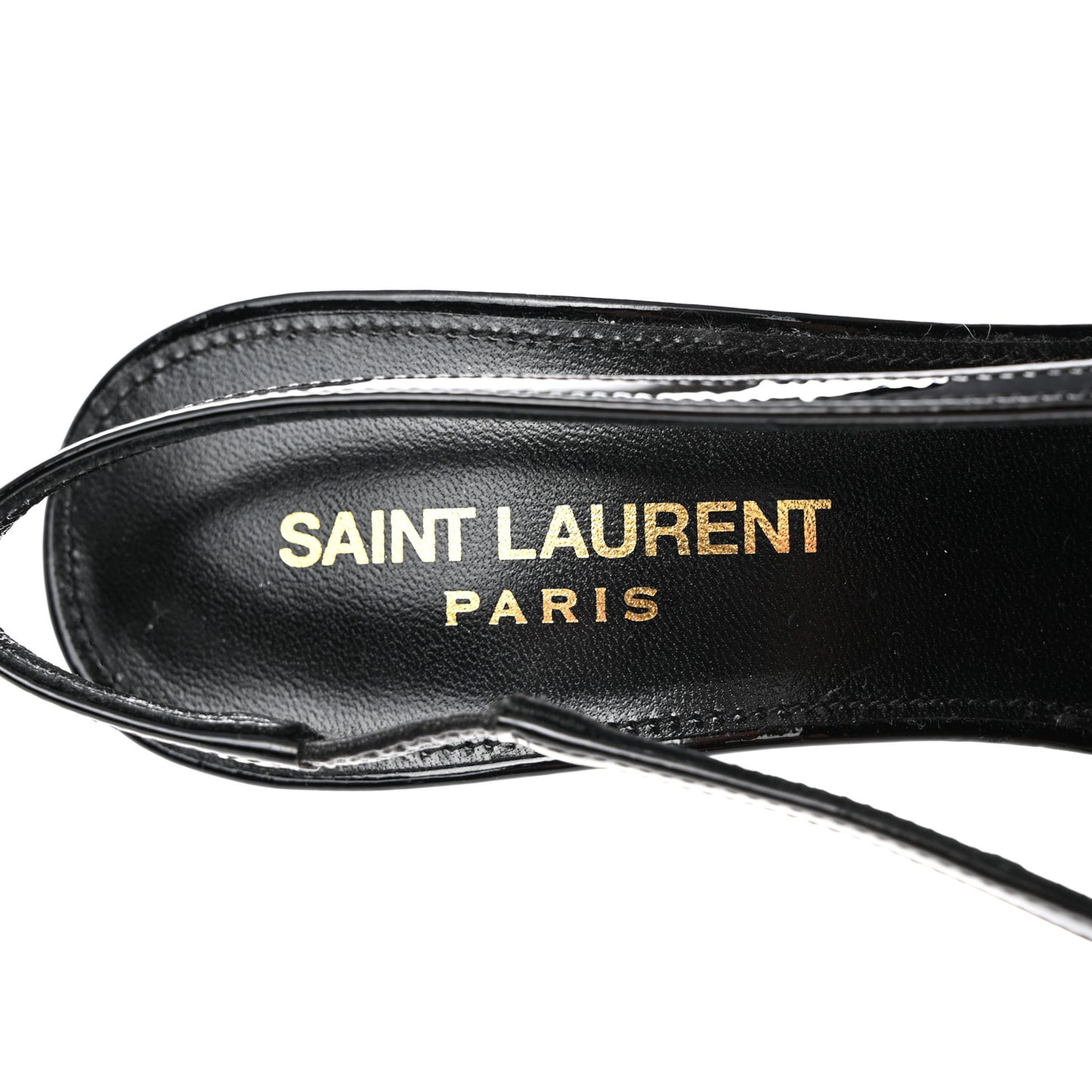 Patent Luna Slingback Pumps 36 Black