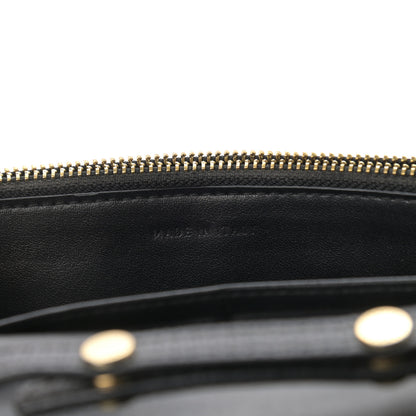 Burberry Derby Calfskin House Check Wallet On Chain Black 7 of 16