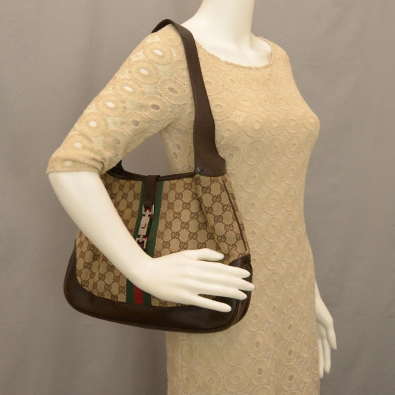 Monogram Web Jackie O Hobo