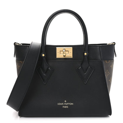 Louis Vuitton Calfskin Monogram On My Side PM Black 1 of 10