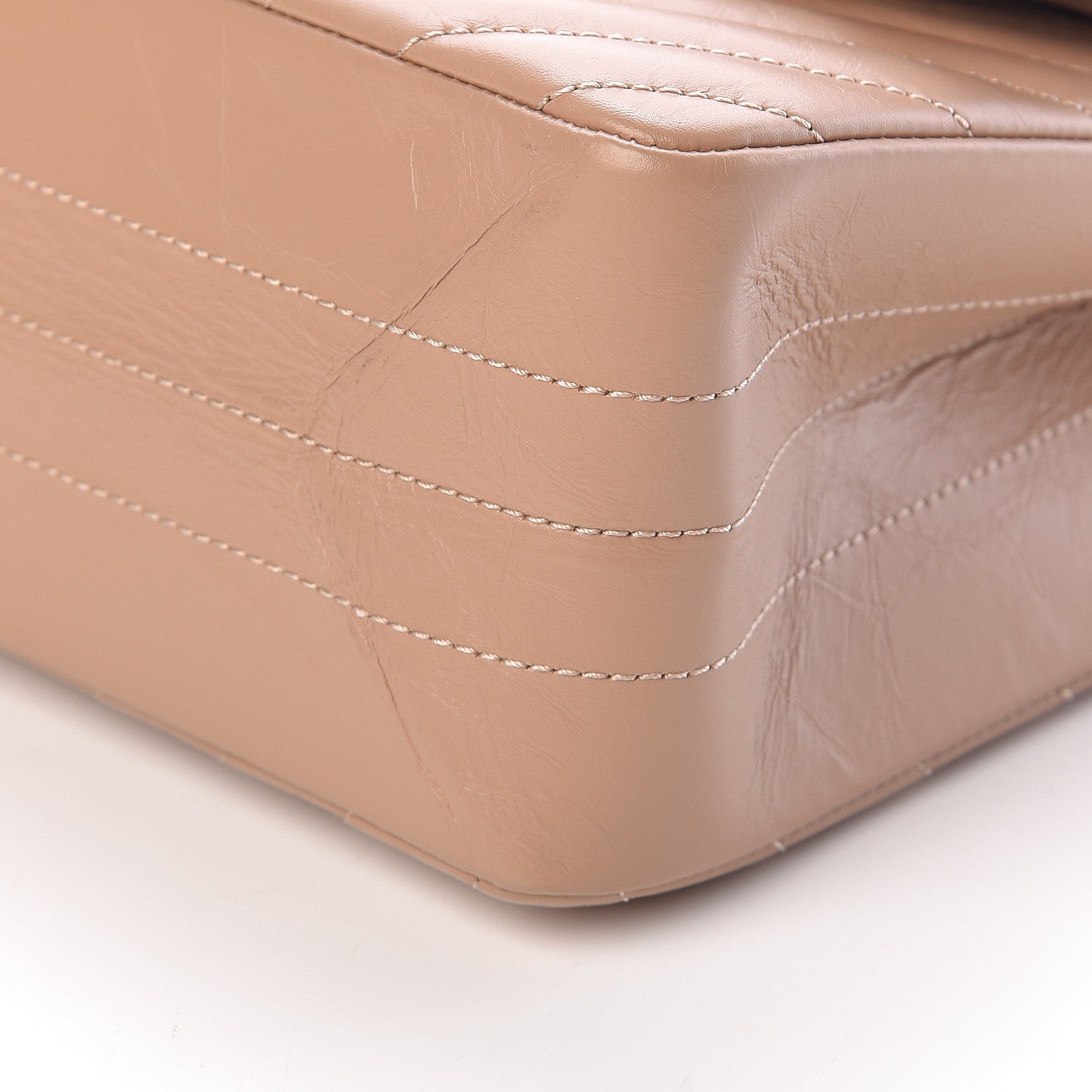 Chanel Aged Calfskin Chevron Quilted 2.55 Reissue 226 Flap Beige 10 of 10