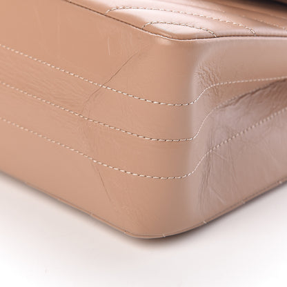 Chanel Aged Calfskin Chevron Quilted 2.55 Reissue 226 Flap Beige 10 of 10