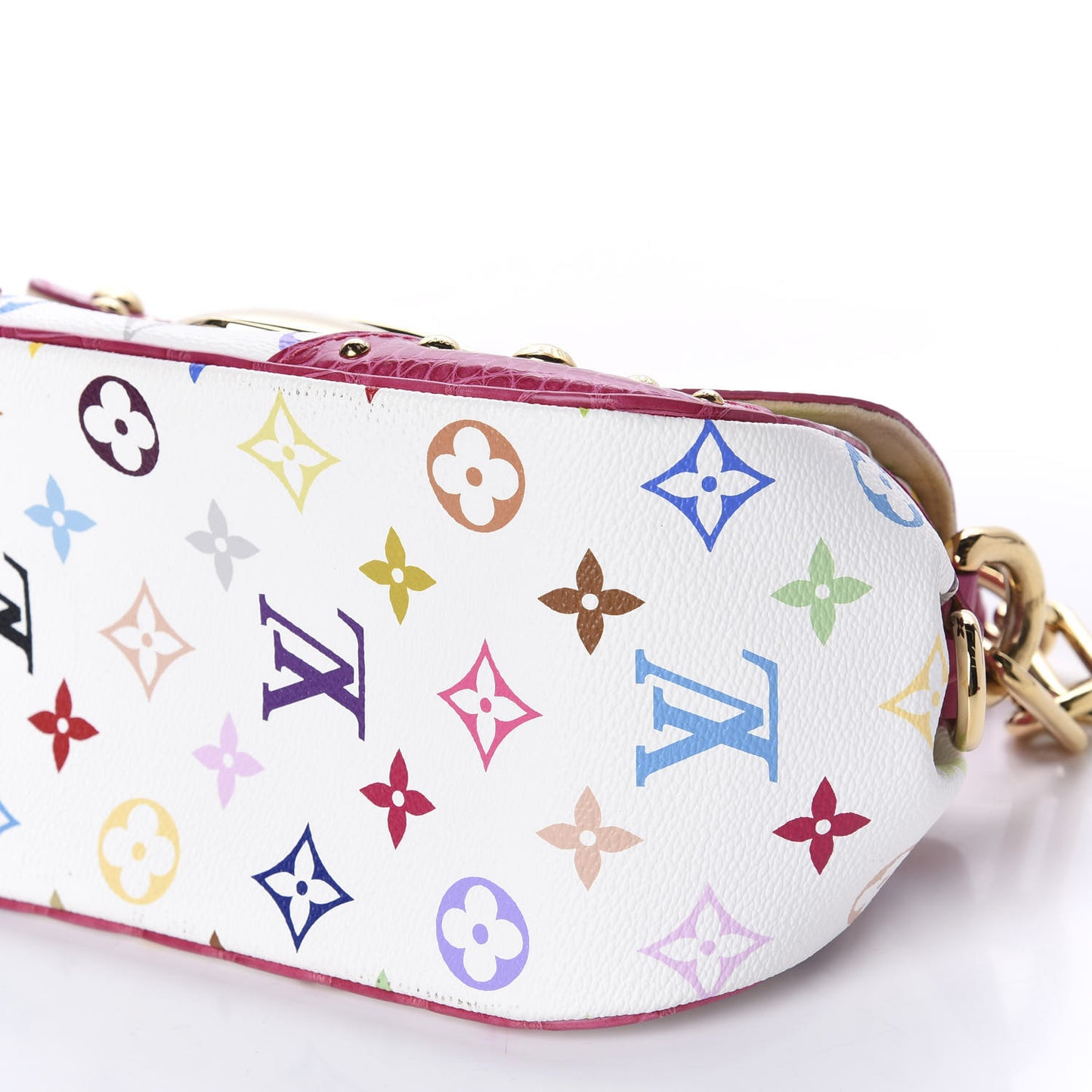 Alligator Monogram Multicolor Marilyn White