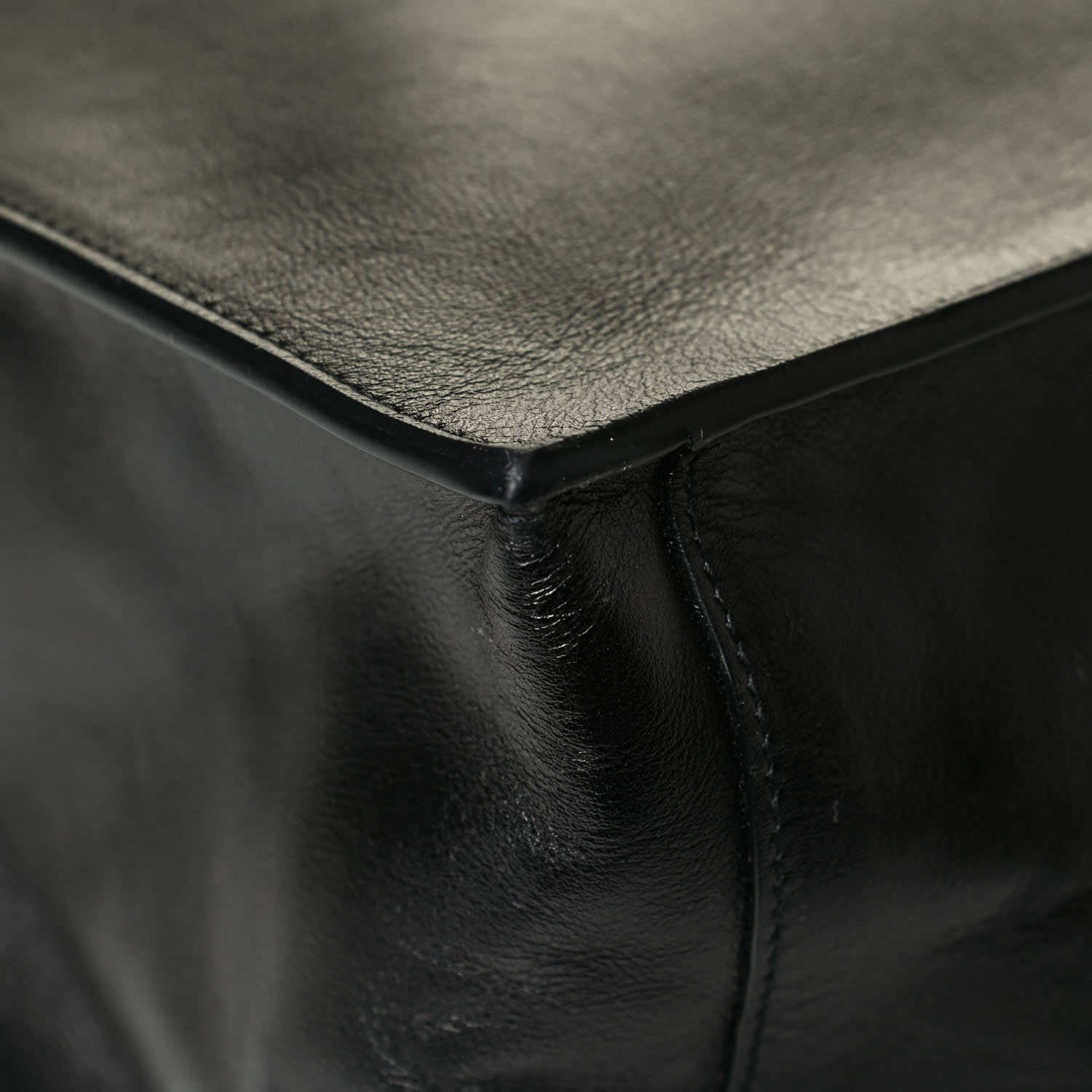 Saint Laurent Vitello Rive Gauche Large Tote Black 11 of 12