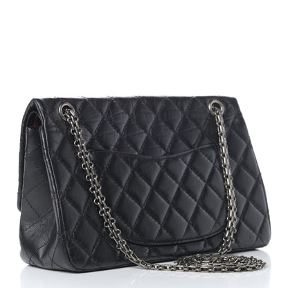 Chanel Aged Calfskin Quilted 2.55 Reissue 226 Flap Black 2 of 8