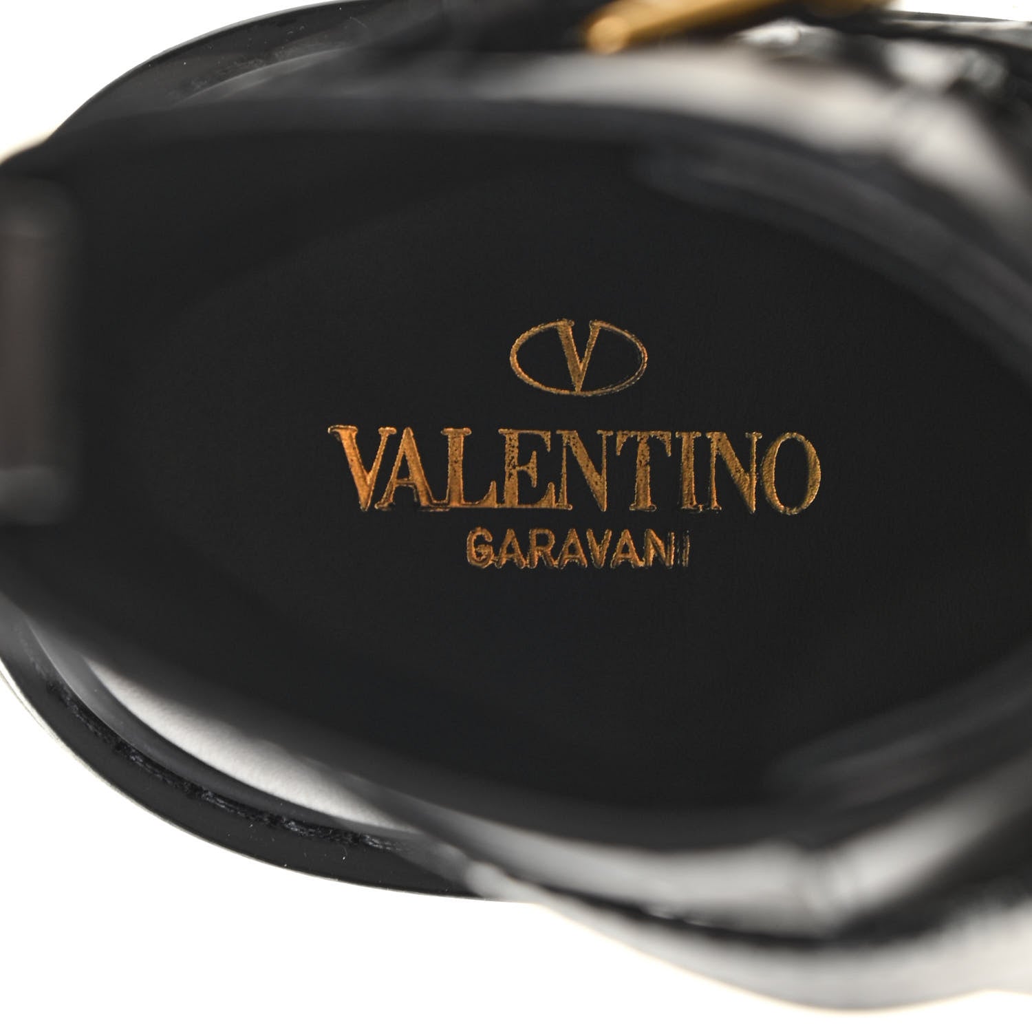 Valentino Garavani Calfskin Womens VLOGO 35mm Combat Boots 37.5 Black 6 of 15