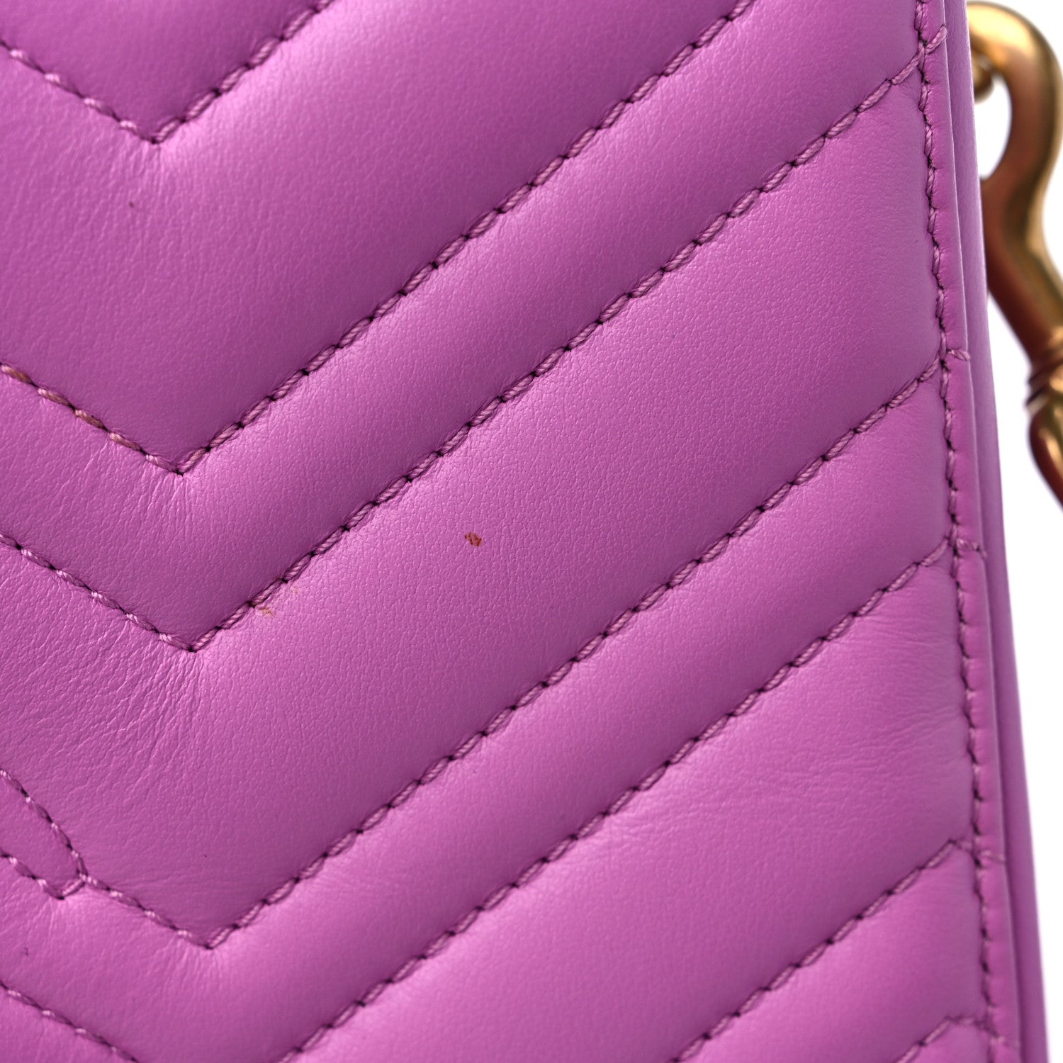 Gucci Calfskin Matelasse Small GG Marmont Tote Candy Mousse 11 of 11