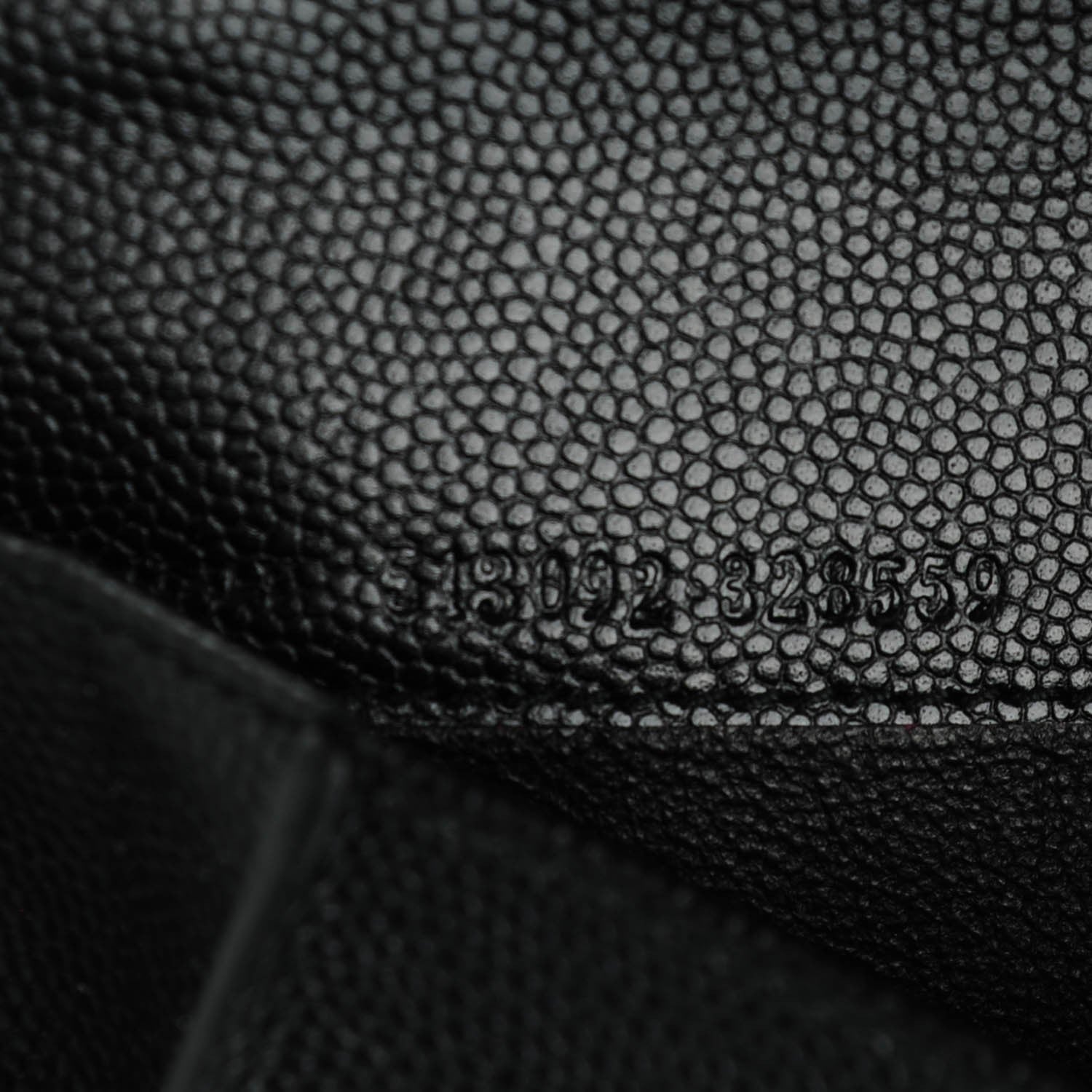 Saint Laurent Grain De Poudre Classic Zip Around Travel Wallet Black 7 of 8