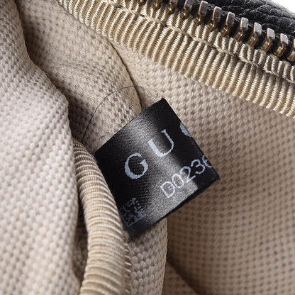 Gucci Grained Calfskin Logo Belt Bag Black 7 of 7