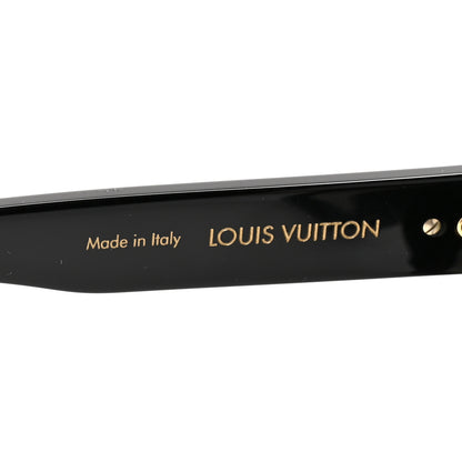 Louis Vuitton Acetate My Monogram Cat Eye Sunglasses Z1729E Black 5 of 8