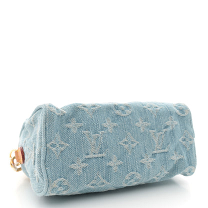 Louis Vuitton Monogram Denim Nano Speedy Sky Blue 4 of 9