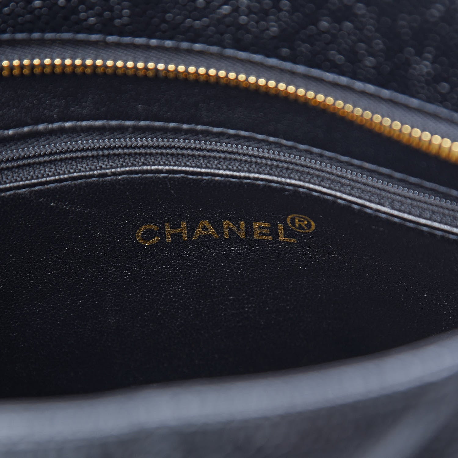 Chanel Caviar Quilted Medallion Tote Black 6 of 11