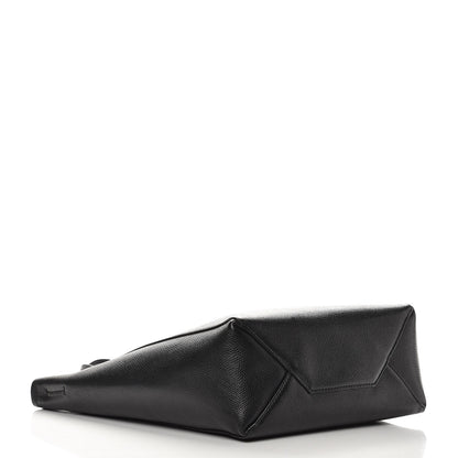 Celine Grained Calfskin Small Vertical Cabas Black 4 of 9