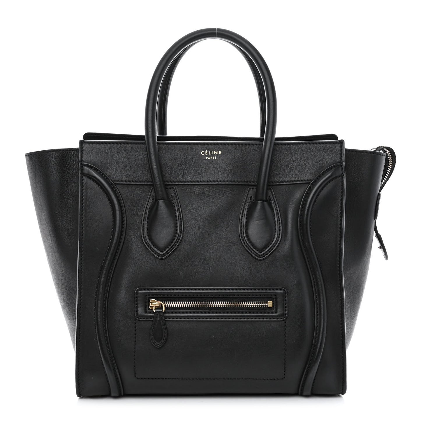 Smooth Calfskin Mini Luggage Black