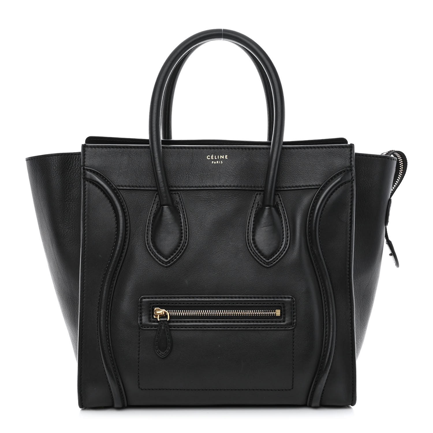Celine Smooth Calfskin Mini Luggage Black 1 of 8