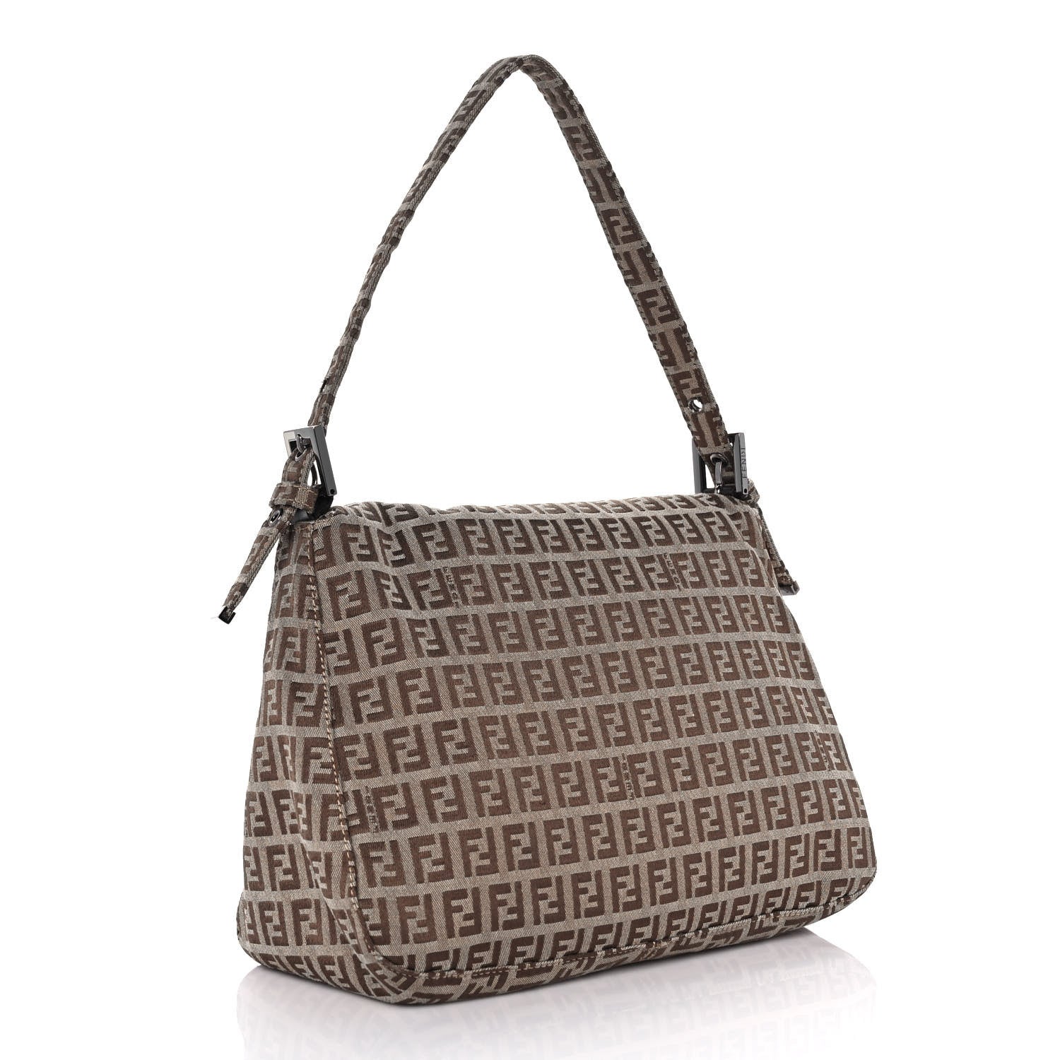 Fendi Zucchino Mama Baguette Brown 2 of 7
