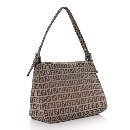 Fendi Zucchino Mama Baguette Brown 2 of 7