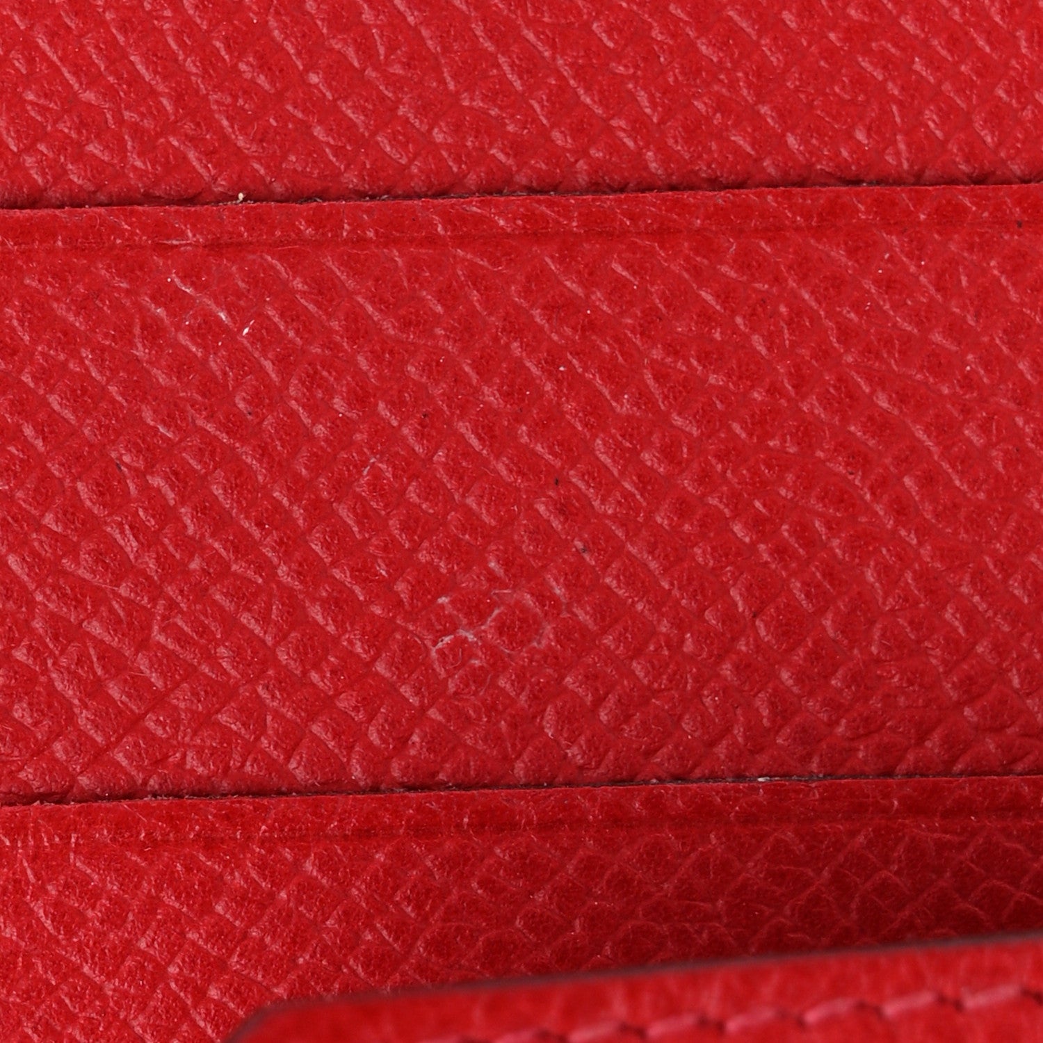 Hermes Epsom Bearn Gusset Wallet Rouge Casaque 9 of 11