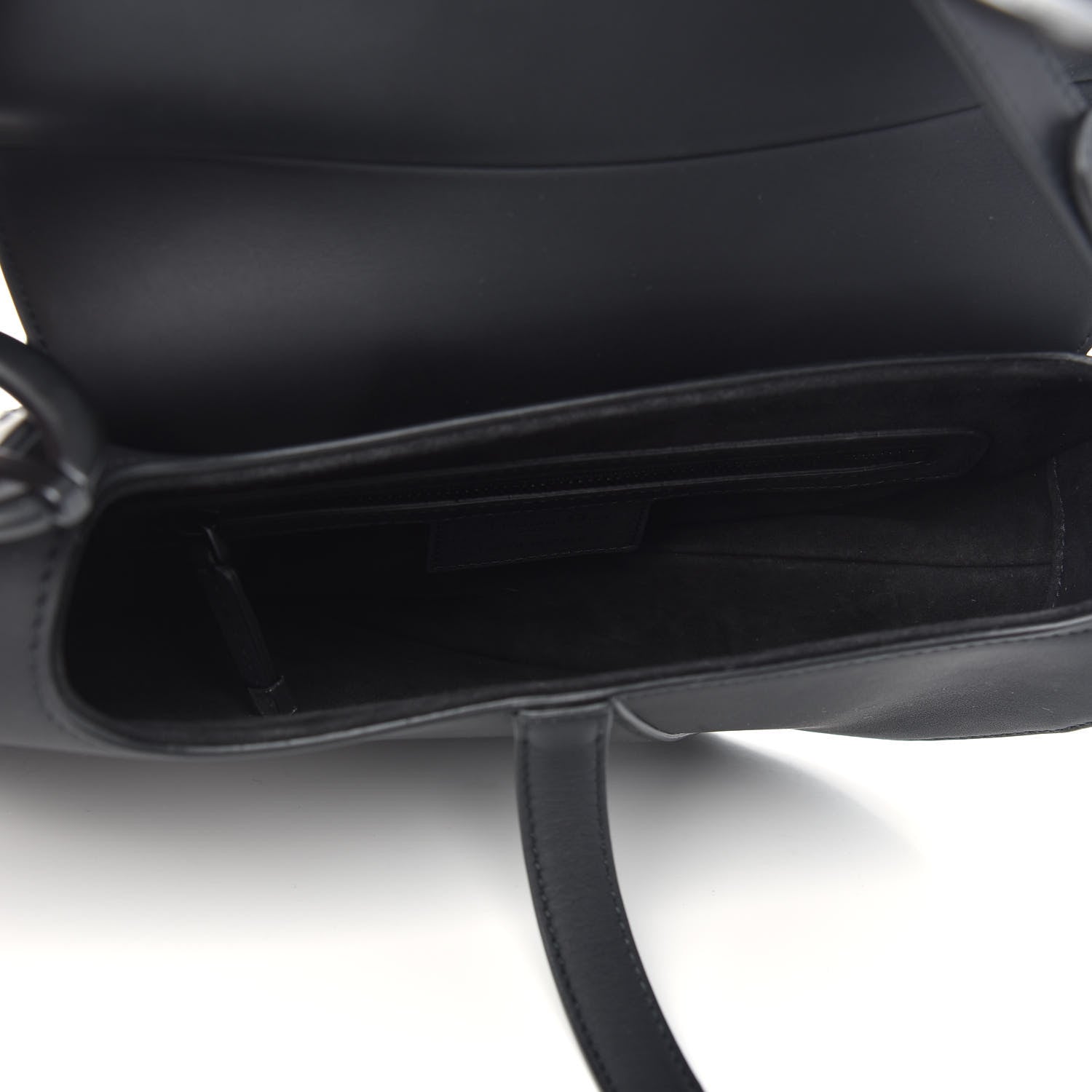 Christian Dior Ultra Matte Calfskin Saddle Bag Black 5 of 9