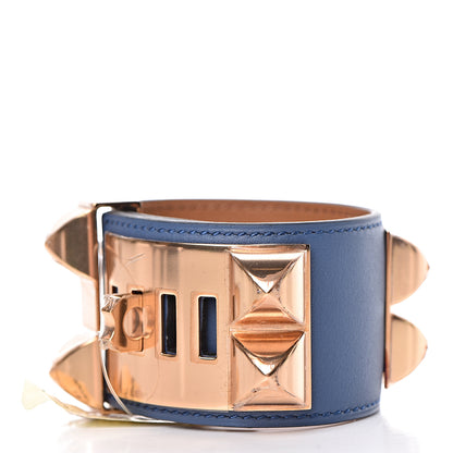 Hermes Swift Collier De Chien CDC Bracelet S Bleu Agate 3 of 7