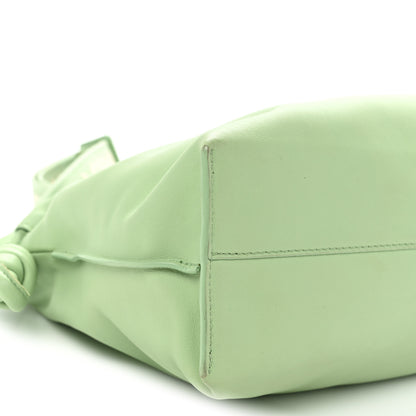 Loewe Nappa Calfskin Flamenco Knot Clutch Green 8 of 9