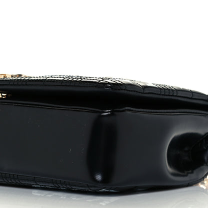 Burberry Patent Quilted Horseferry Print Small Lola Bag Black 10 of 10