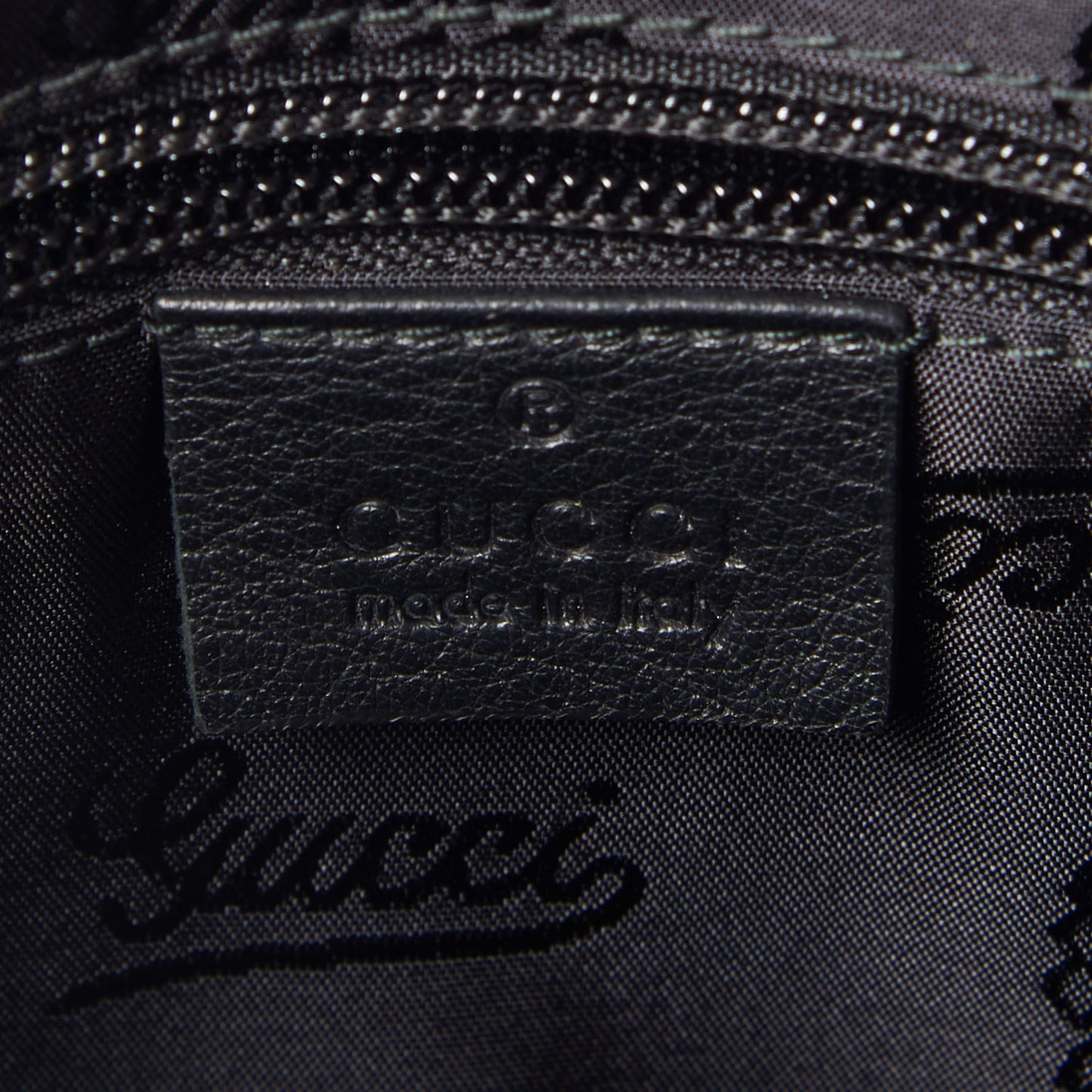 Guccissima Small Flap Messenger Bag Black