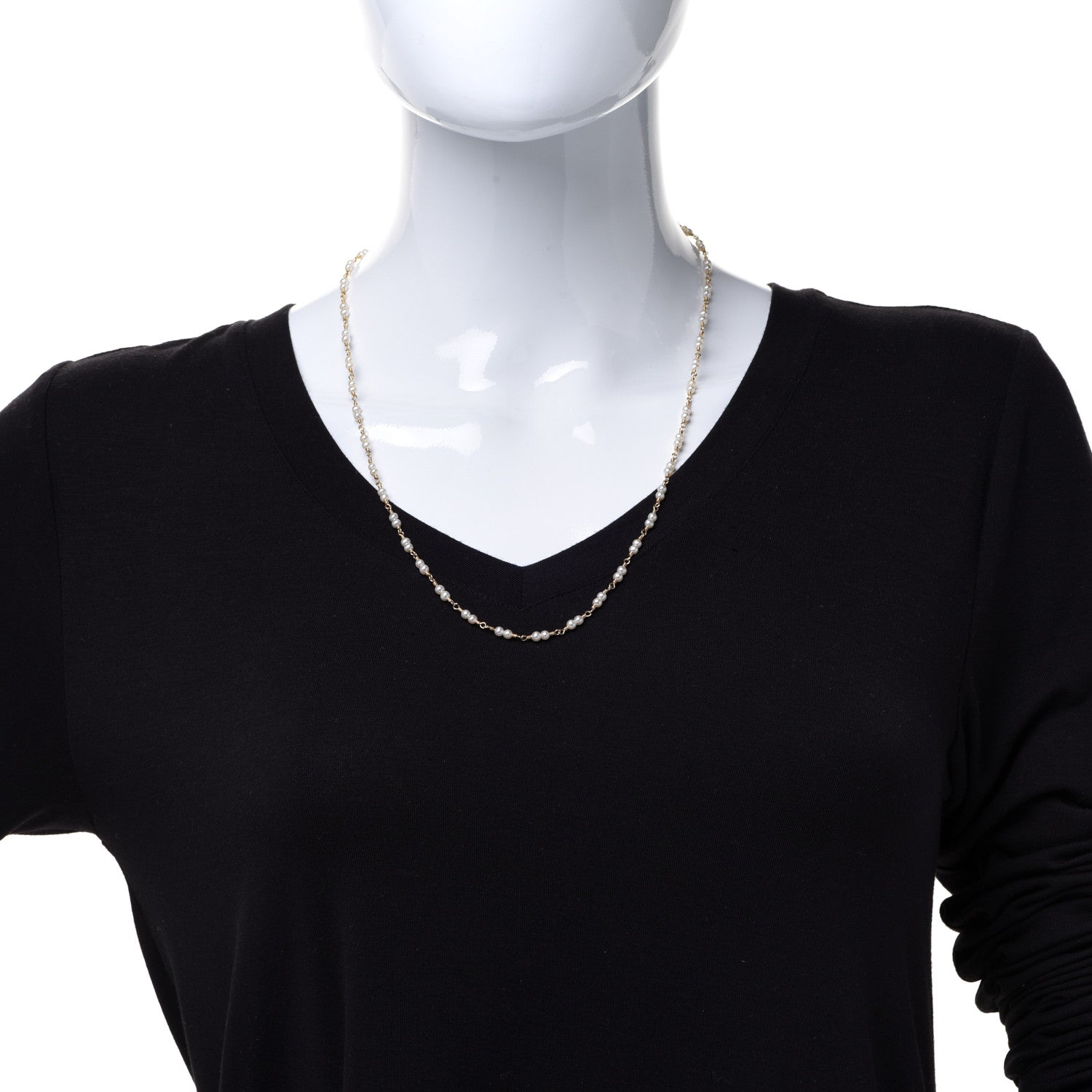 Temple St. Clair 18K Yellow Gold Pearl Karina Necklace 2 of 5