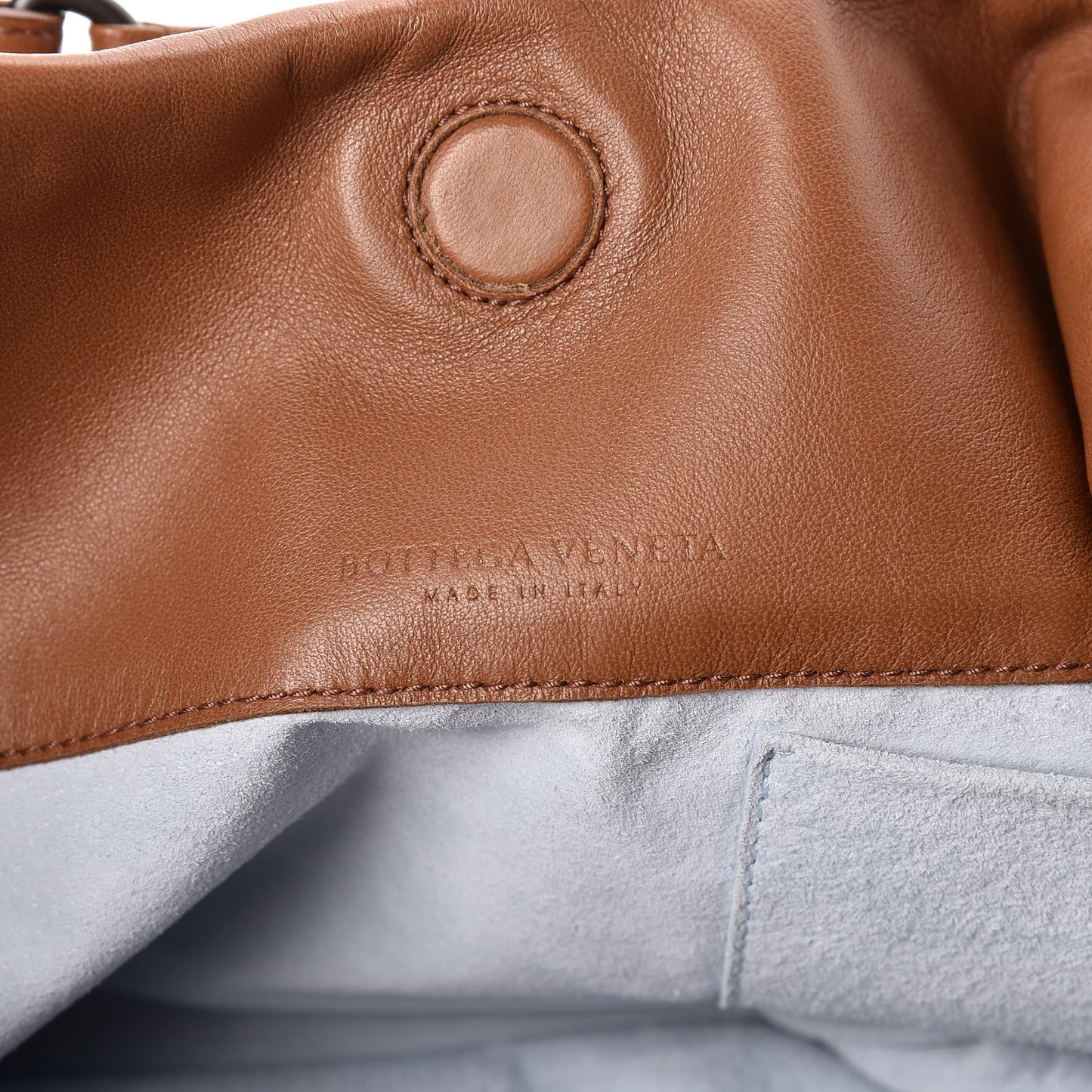 Nappa Intrecciato Medium Campana Noce