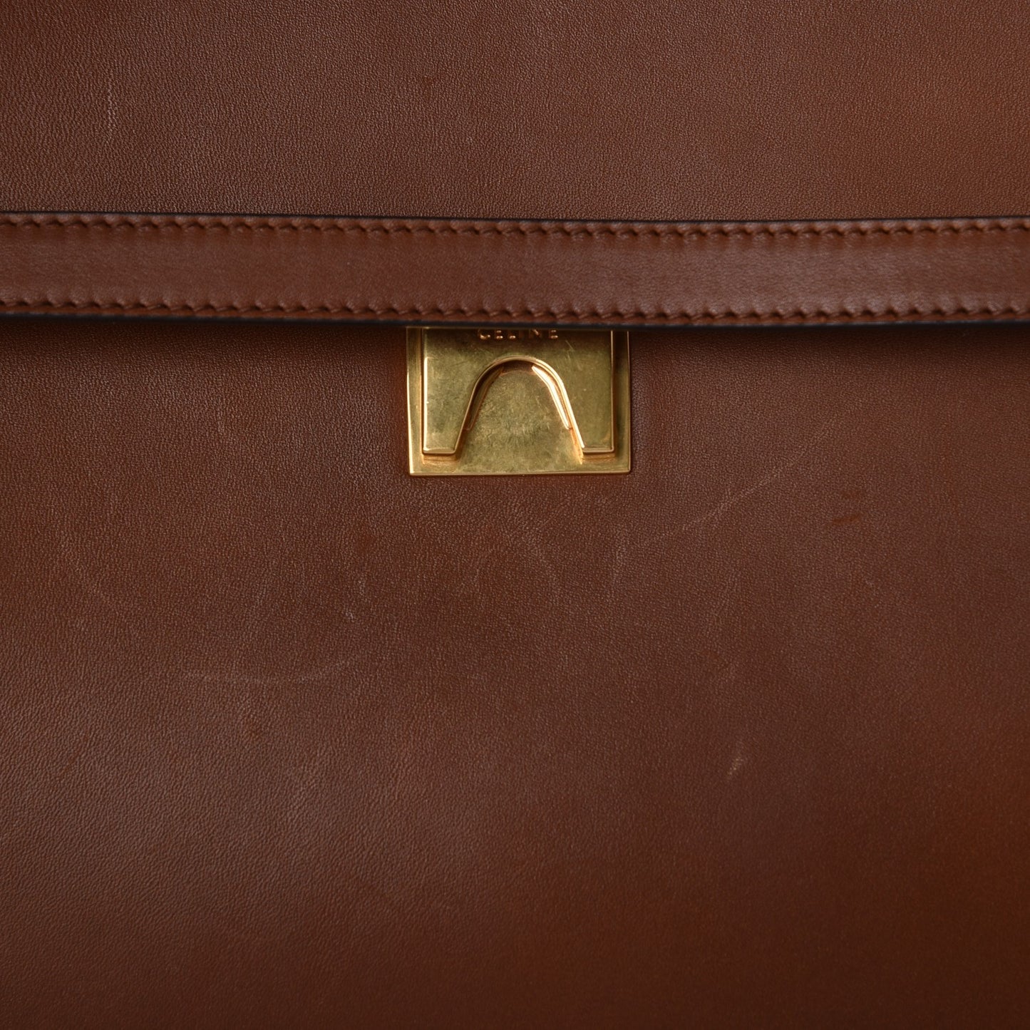 Natural Calfskin Mini Belt Bag Tan