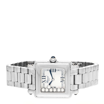 Chopard Stainless Steel 7 Diamond 27mm Happy Sport Quartz Watch 2 of 4