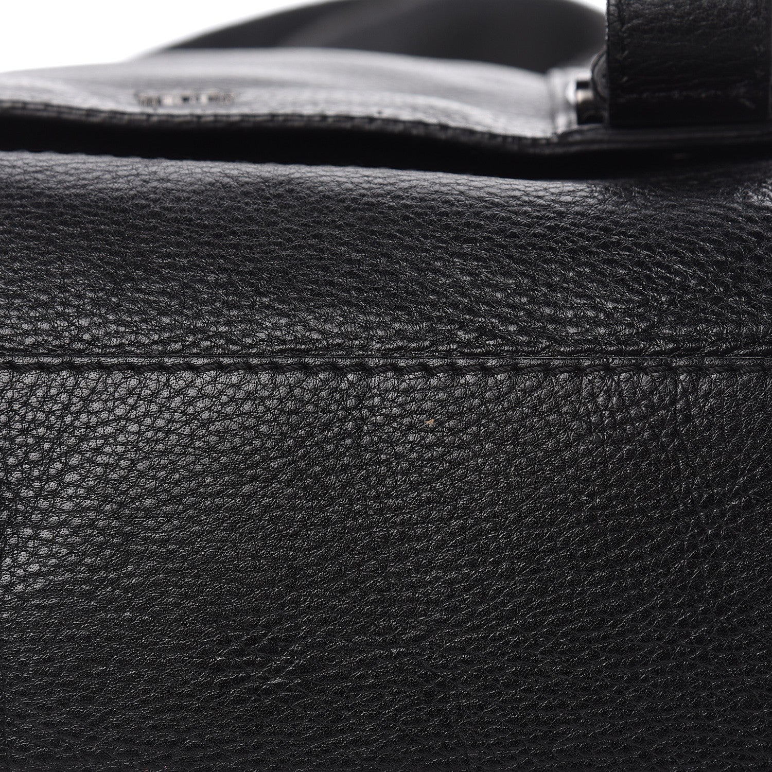 Burberry Grainy Calfskin Messenger Bag Black 18 of 21
