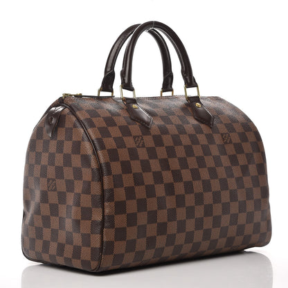 Louis Vuitton Damier Ebene Speedy 30 3 of 9
