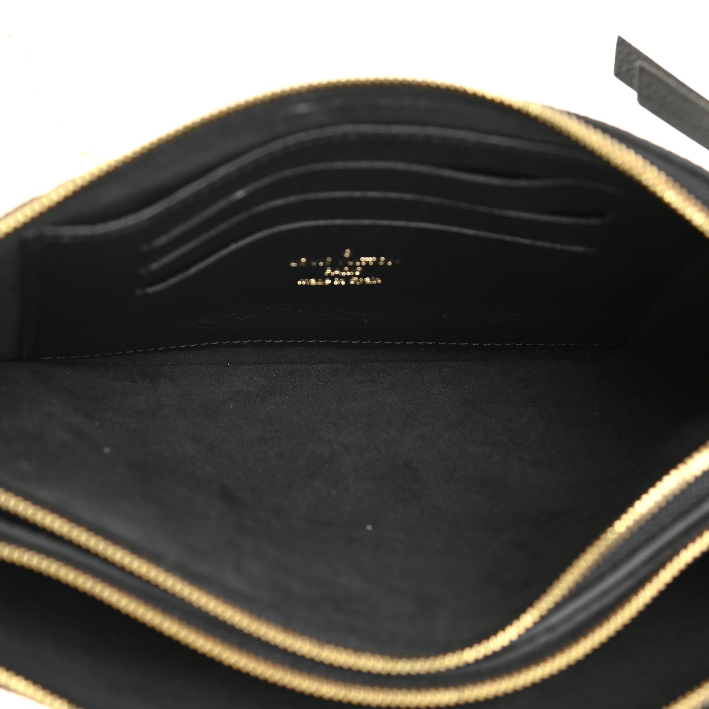 Empreinte Double Zip Pochette Black