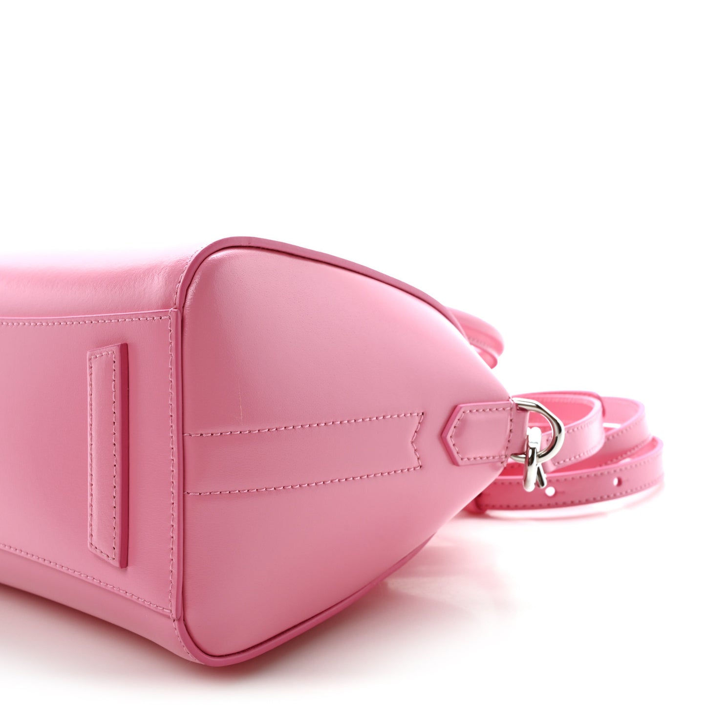 Shiny Lord Calfskin Mini Antigona Bright Pink