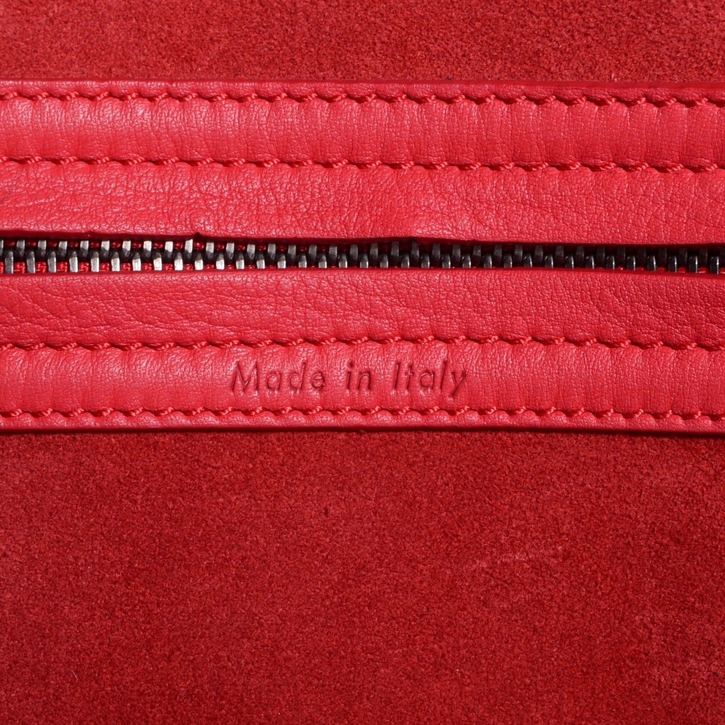 Supple Calfskin Large Phantom Luggage Coquelicot