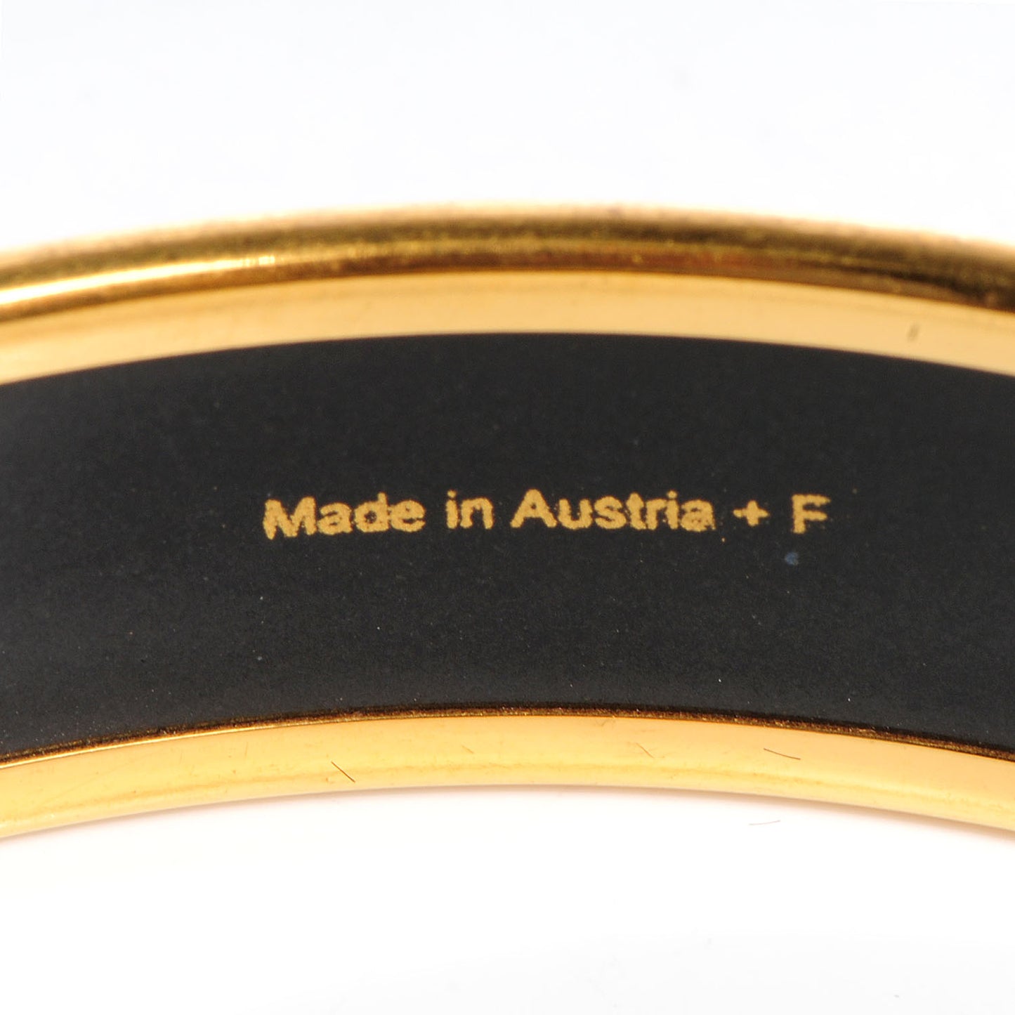 Enamel Printed Caleche Medium Bracelet 70 Black