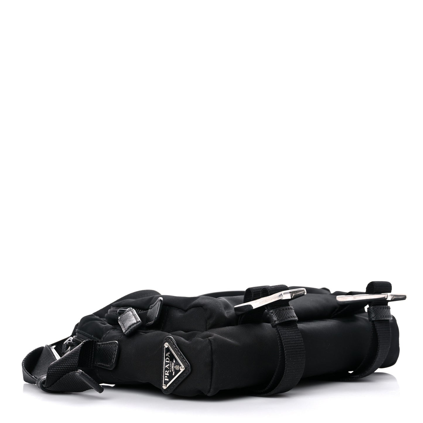 Tessuto Nylon Messenger Bag Black