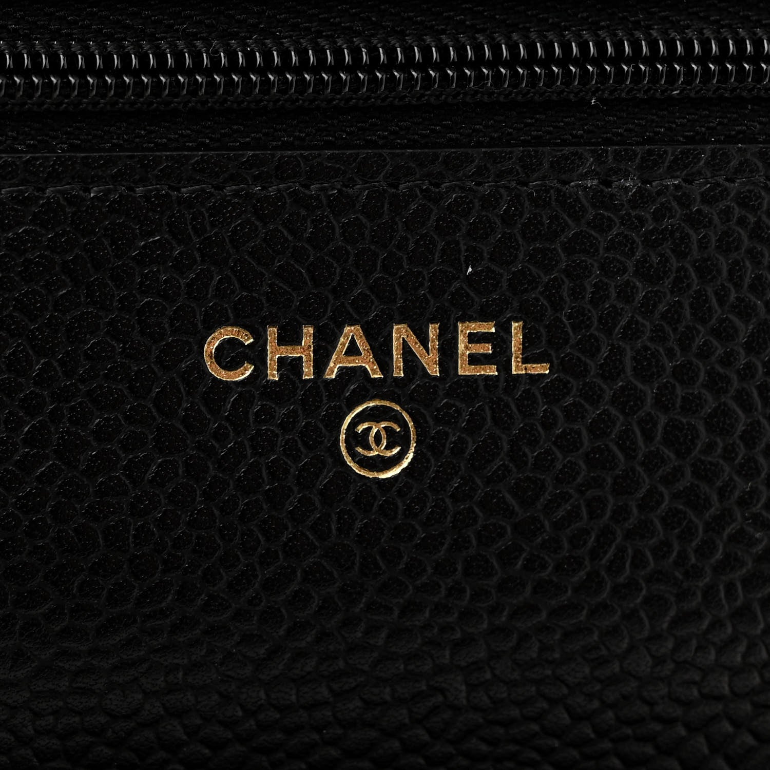 Chanel Caviar Quilted Wallet on Chain WOC Black 6 of 12