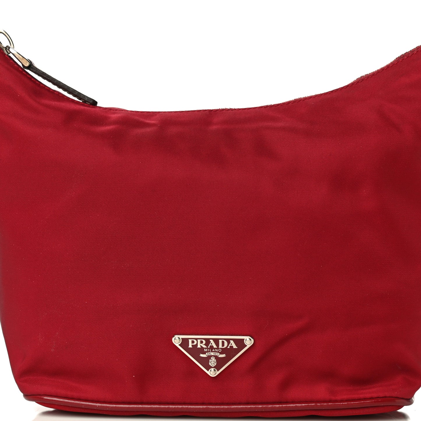 Tessuto Nylon Small Shoulder Bag Red