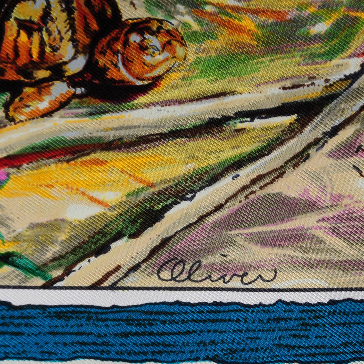 Hermes Silk Les Cheyennes Scarf 90 5 of 8