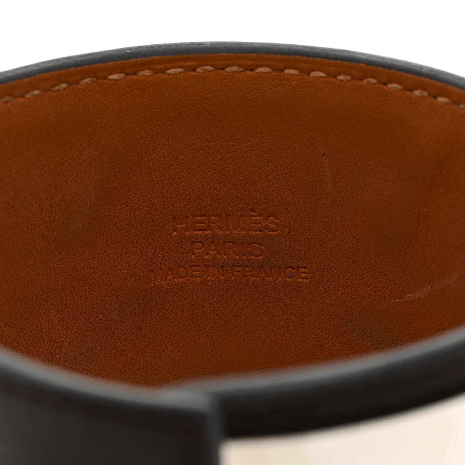 Hermes Box Collier de Chien CDC Bracelet S Chocolate 3 of 3